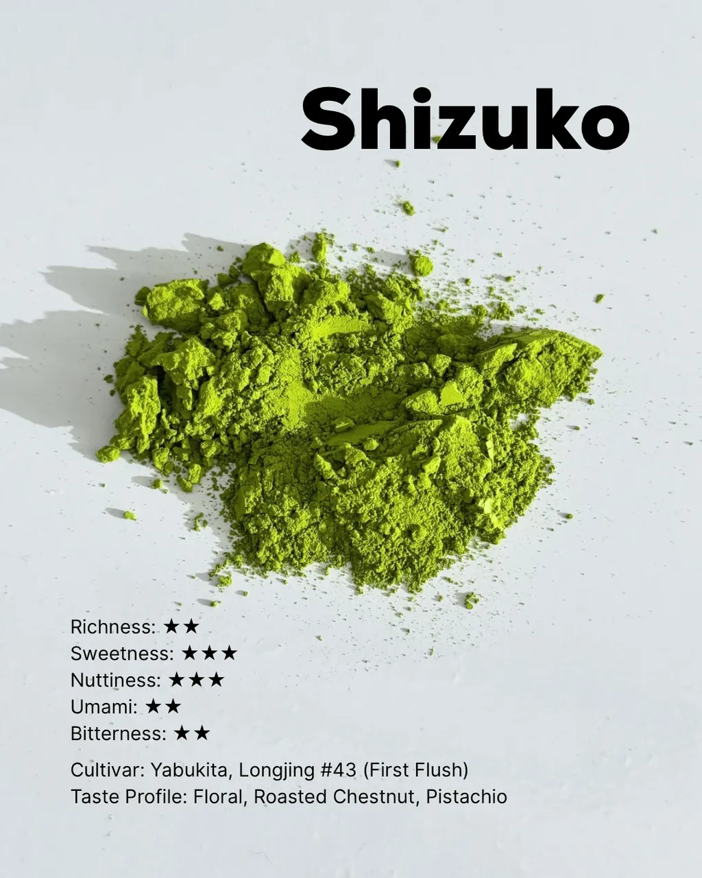 Shizuko Matcha — Chaboys ceremonial grade matcha powder